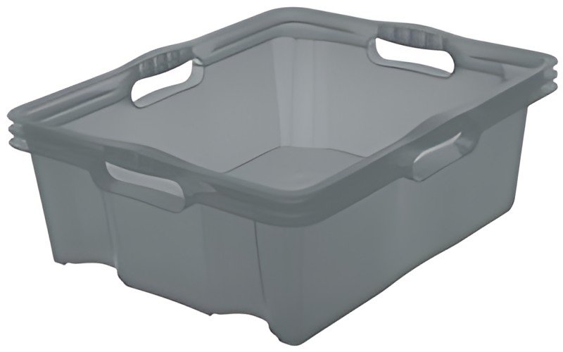 keeeper Boîte de rangement "franz", 16 litres, crystal-grey