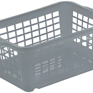 keeeper Corbeille de rangement "fred", gris transparent