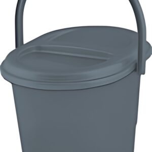 keeeper Seau à déchets bio elsa, 13 litres, eco-grey