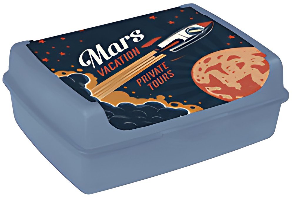keeeper Boîte à goûter carla midi "Space Tour", nordic blue