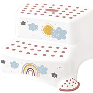 keeeper kids Marchepied "igor Rainbow", deux niveaux, blanc
