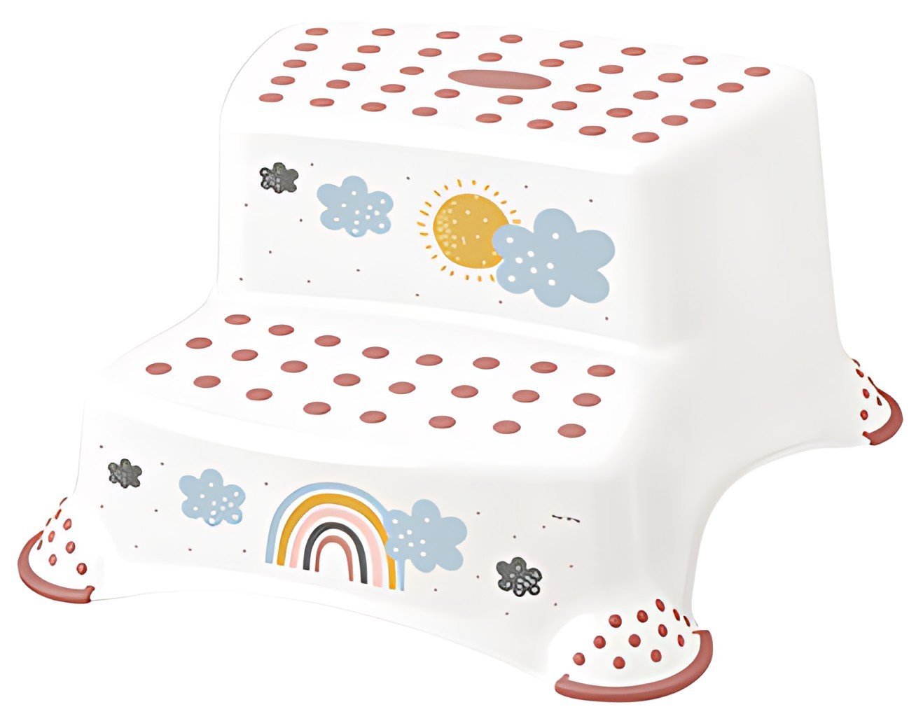 keeeper kids Marchepied "igor Rainbow", deux niveaux, blanc