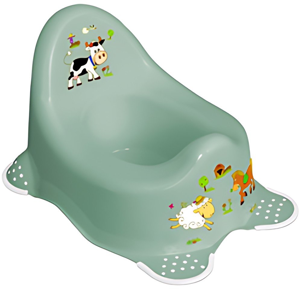 keeeper kids Pot pour bébé "adam funny farm", nordic-green