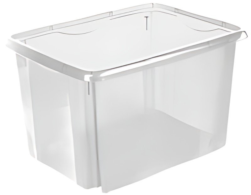 keeeper Boîte de rangement "emil", 45 litres, transparent