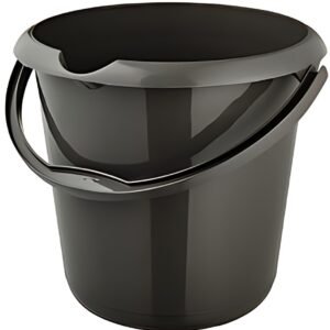 keeeper Seau "mika eco", rond, 10 litres, graphite