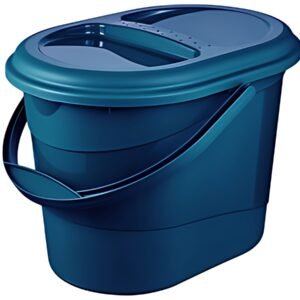 keeeper Seau à déchets bio "elsa eco", 13 litres, eco-blue