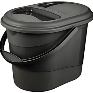 keeeper Seau à déchets bio elsa, 13 litres, graphite