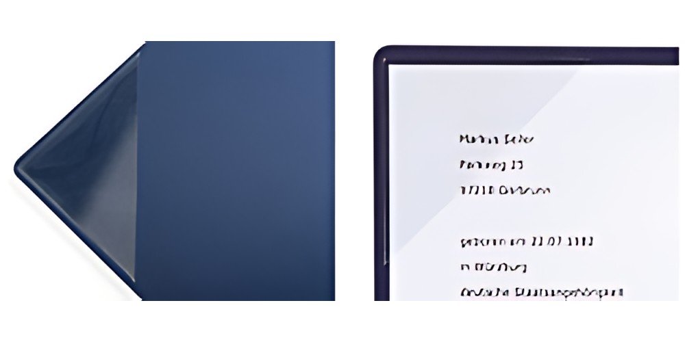Dossier de candidature PAGNA "Stream", DIN A4, bleu foncé