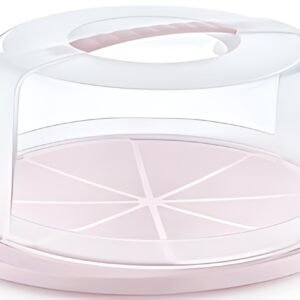 keeeper Cloche à gâteau "ricardo", rond, nordic-pink