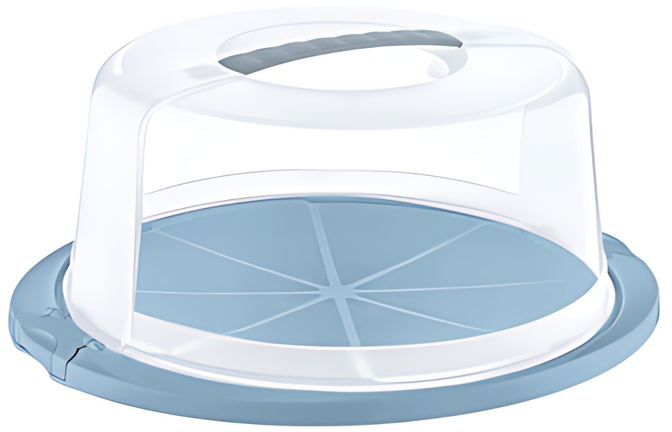 keeeper Cloche à gâteau "ricardo", rond, nordic-blue