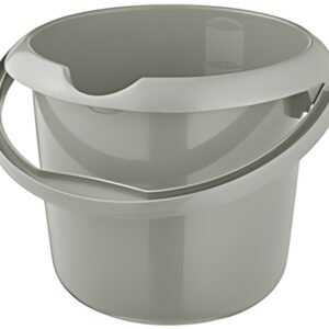 keeeper Seau "mika eco", rond, 5 litres, stone grey