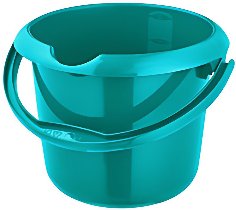 keeeper Seau "mika eco", rond, 5 litres, sky blue