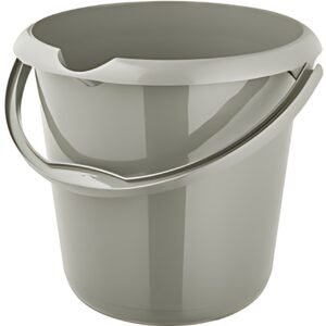 keeeper Seau "mika eco", rond, 10 litres, stone grey