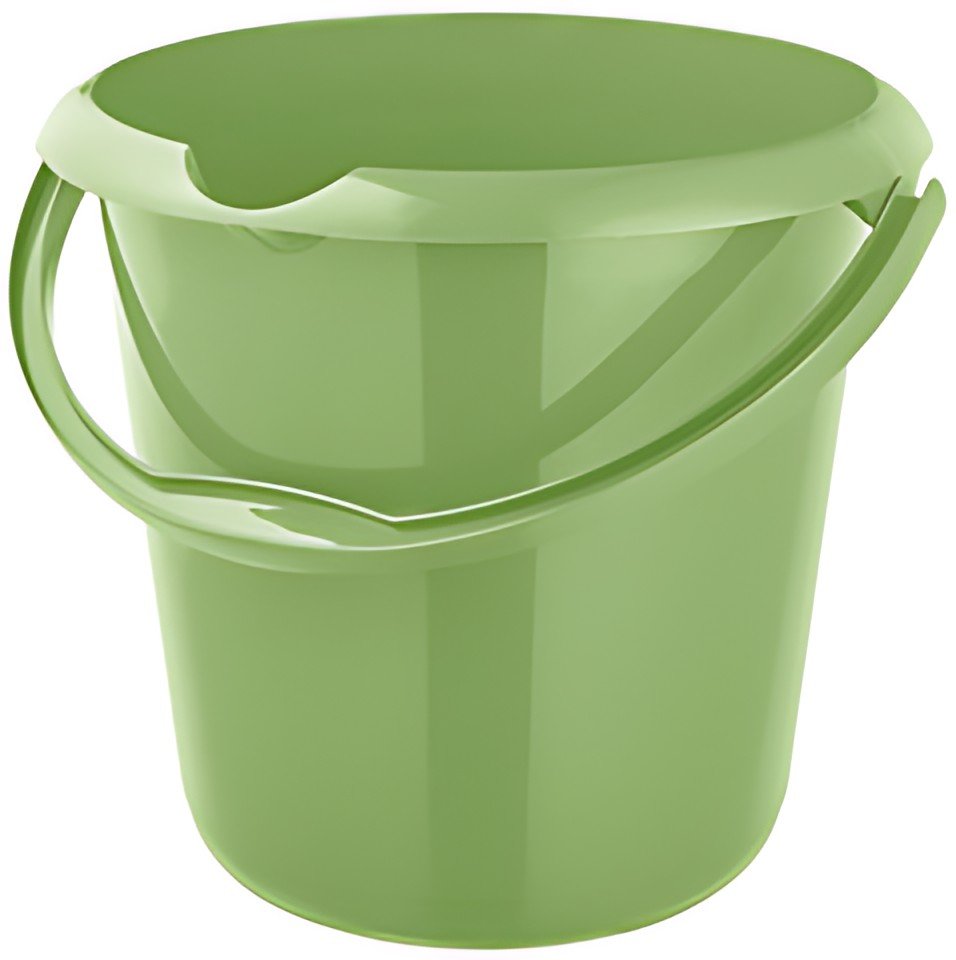 keeeper Seau "mika eco", rond, 10 litres, grass green