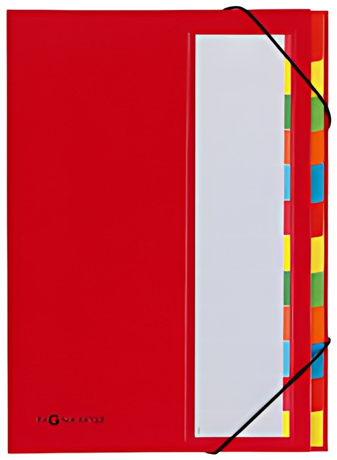 PAGNA trieur DESKORGANIZER Color, 12 poches, rouge