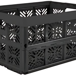 keeeper Caisse de rangement pliante "ida", 32 litres, noir