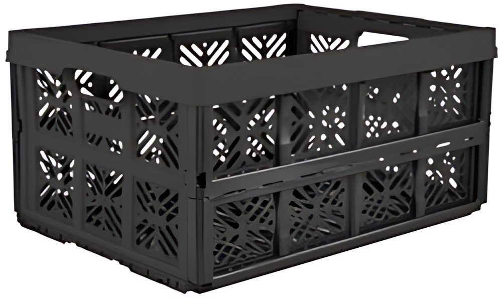 keeeper Caisse de rangement pliante "ida", 32 litres, noir