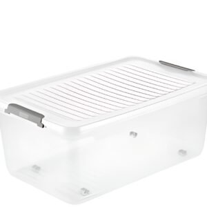 keeeper Boîte de rangement "leo", 37 litres, transparent