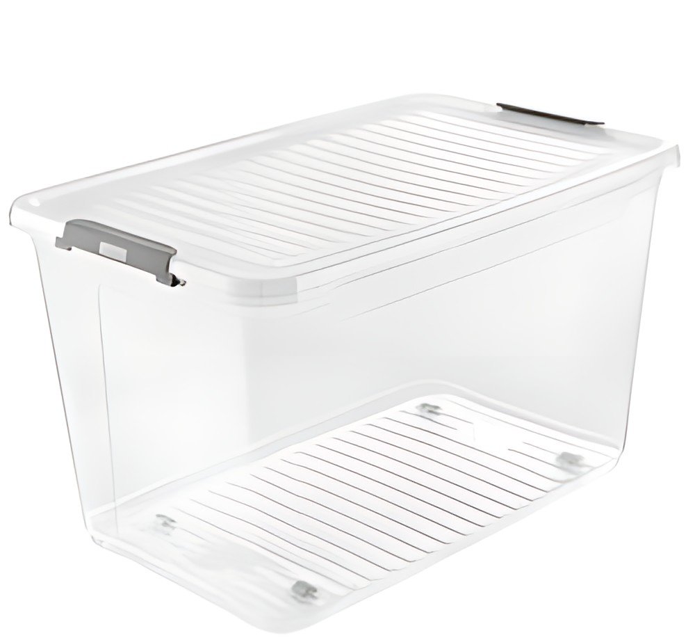 keeeper Boîte de rangement "leo", 56 litres, transparent