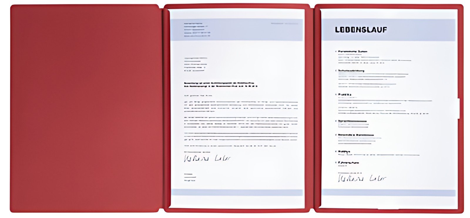 Dossier de candidature PAGNA "Spirit", DIN A4, en carton, rouge