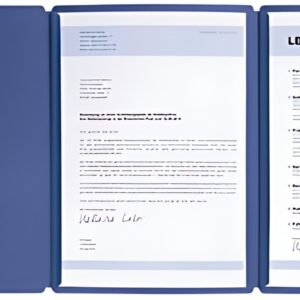 Dossier de candidature PAGNA "Spirit", DIN A4, en carton, bleu