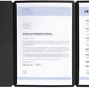 Dossier de candidature PAGNA "Spirit", DIN A4, en carton, noir
