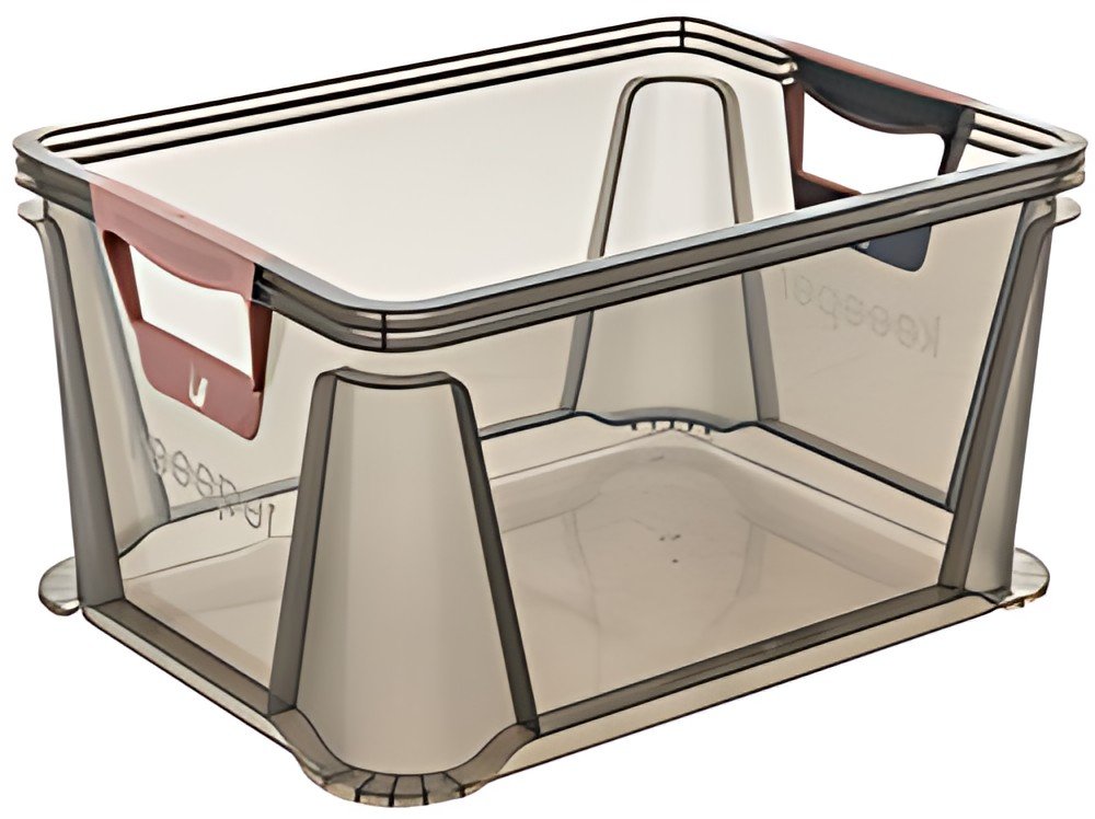 keeeper Boîte de rangement "luis", 20 L, gris translucide