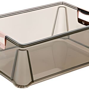 keeeper Boîte de rangement "luis", 45 L, gris translucide