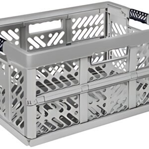 keeeper Caisse de rangement pliante "ben", 45L, light-silver