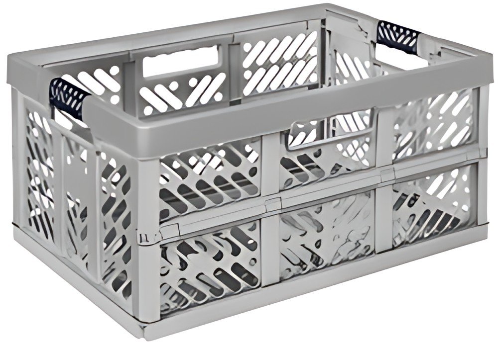 keeeper Caisse de rangement pliante "ben", 45L, light-silver