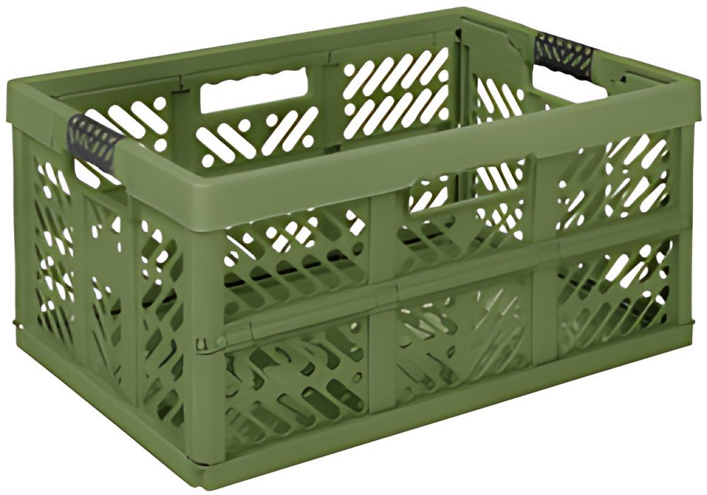 keeeper Caisse de rangement pliante "ben", 45 L, olive