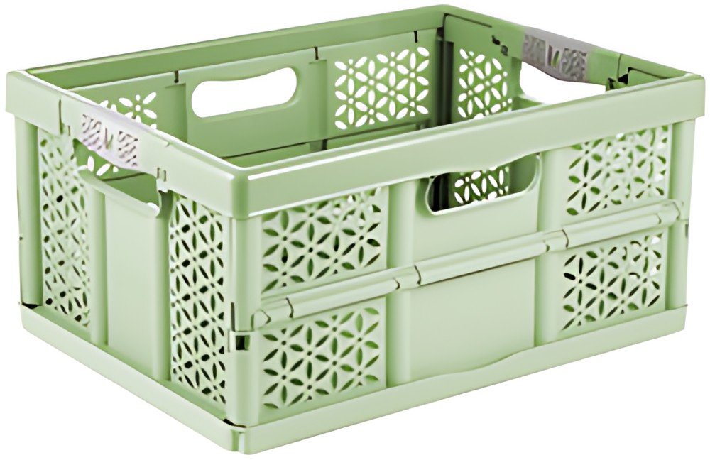 keeeper Caisse pliante "eco lea", 32 L, grass green