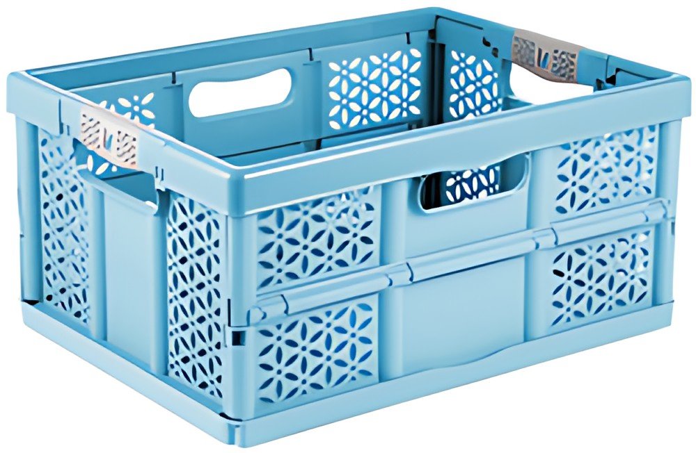 keeeper Caisse pliante "eco lea", 32 L, sky blue