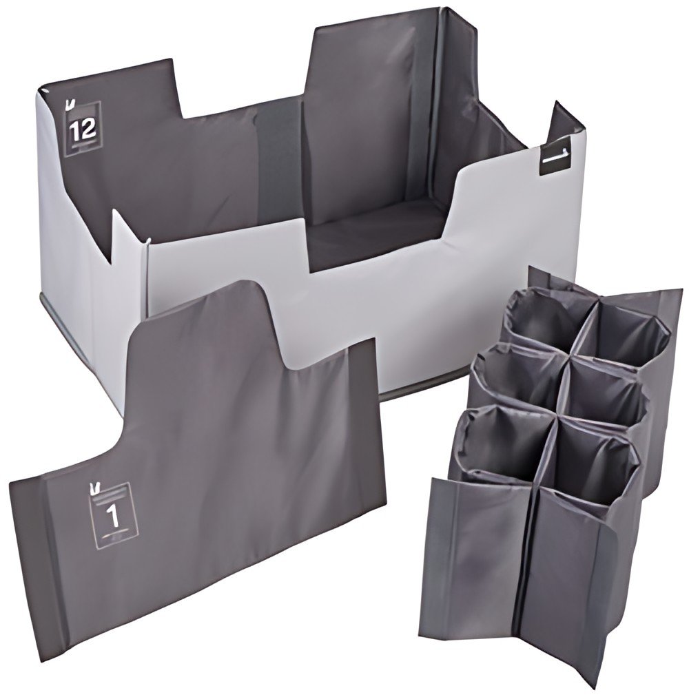 keeeper Set organiseur de courses "neo", taille XL, graphite