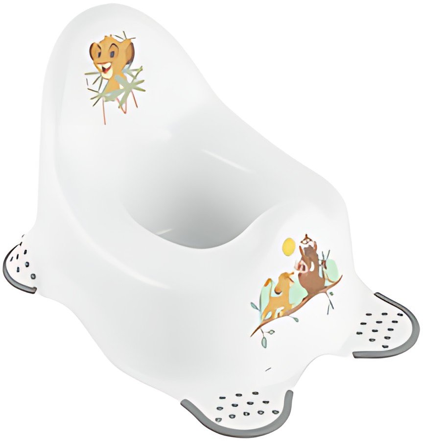keeeper kids Pot pour bébé "adam lion king", blanc