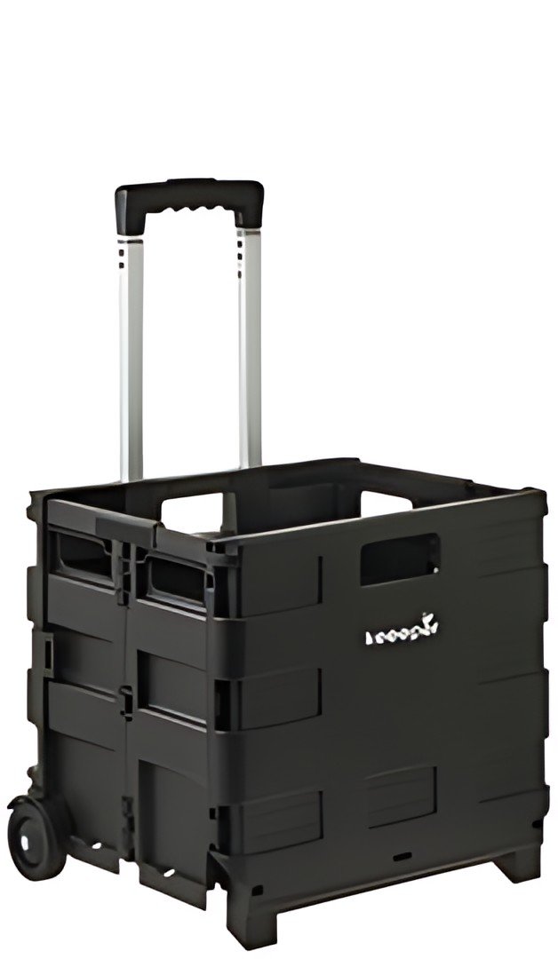 keeeper Chariot de transport "olli" avec boîte pliante, 45 L