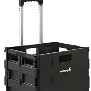 keeeper Chariot de transport "olli" avec boîte pliante, 65 L