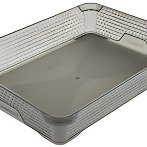 keeeper Corbeille de rangement "mirko", A4, crystal-grey