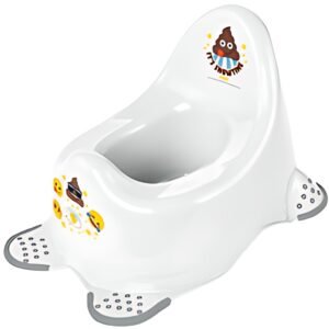 keeeper kids Pot pour bébé "adam emoji showtime", blanc