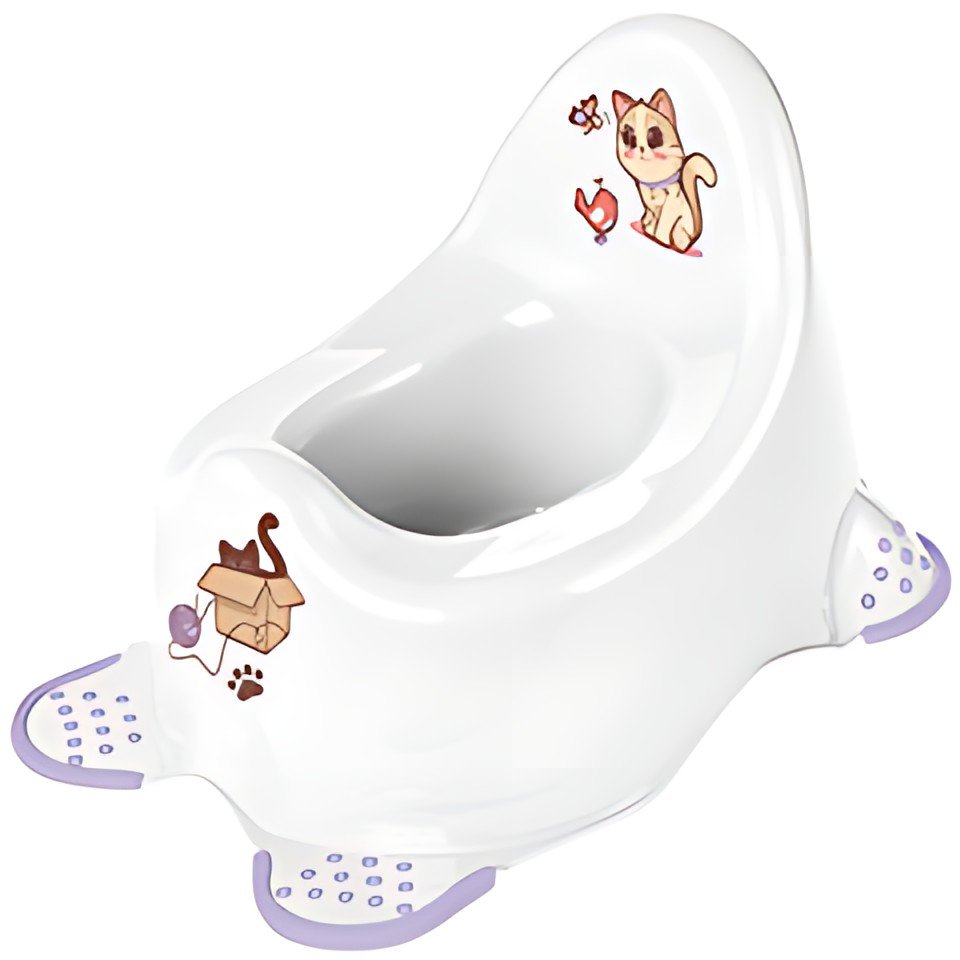 keeeper kids Pot pour bébé "adam cats", blanc