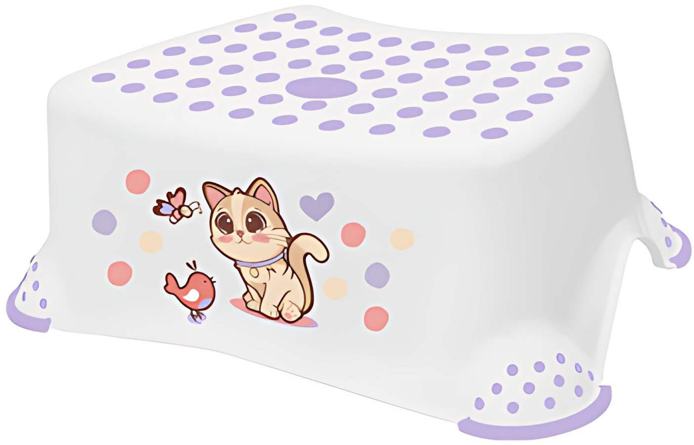 keeeper kids Marchepied "tomek cats", blanc