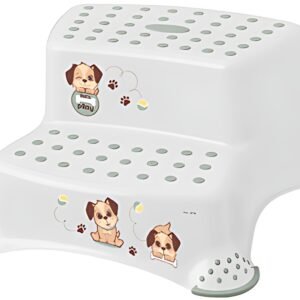 keeeper kids Marchepied "igor dogs", 2 niveaux, blanc