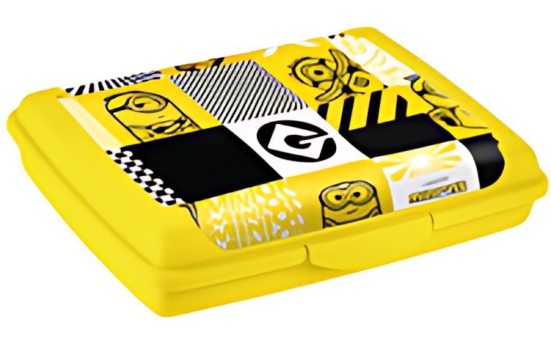 keeeper Boîte à goûter "carla mini minions mosaic", jaune