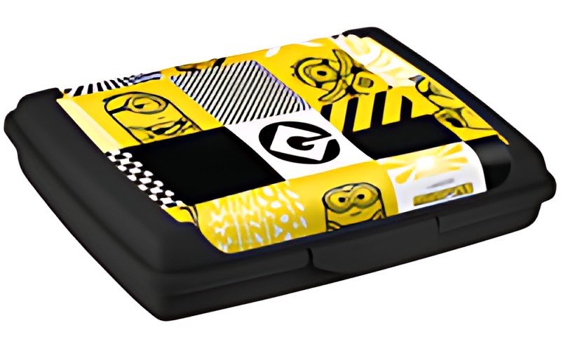 keeeper Boîte à goûter "carla mini minions mosaic", noir