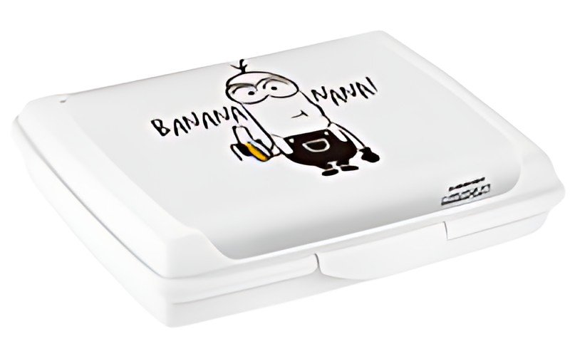 keeeper Boîte à goûter "carla mini minions banana", blanc
