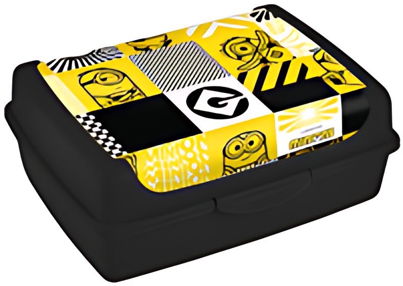 keeeper Boîte à goûter "carla midi minions mosaic", noir