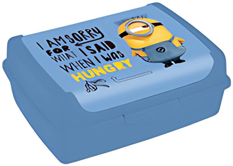 keeeper Boîte à goûter "carla midi minions hungry", bleu