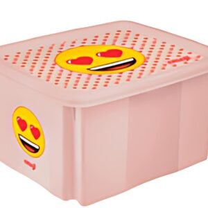 keeeper Boîte de rangement "karolina emoji hearts", 24 L