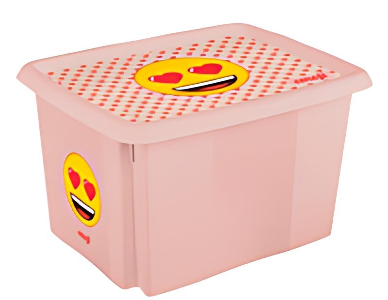 keeeper Boîte de rangement "karolina emoji hearts", 30 L