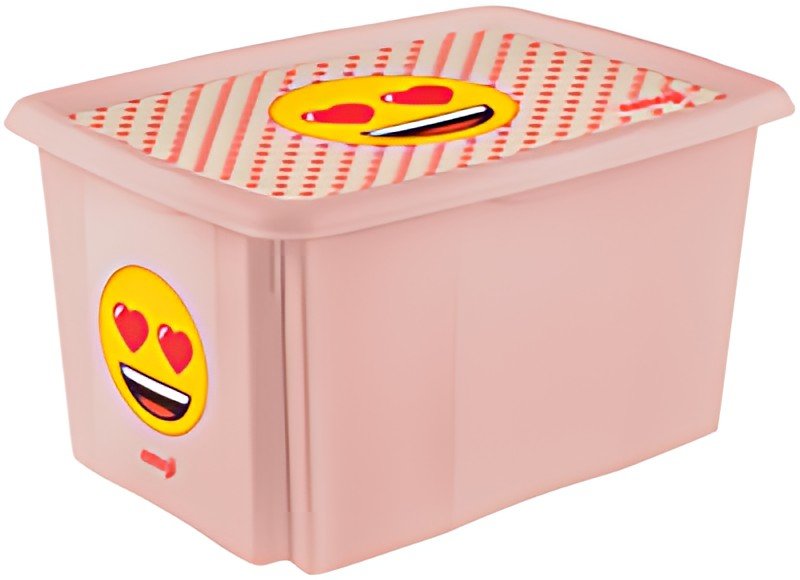 keeeper Boîte de rangement "karolina emoji hearts", 45 L